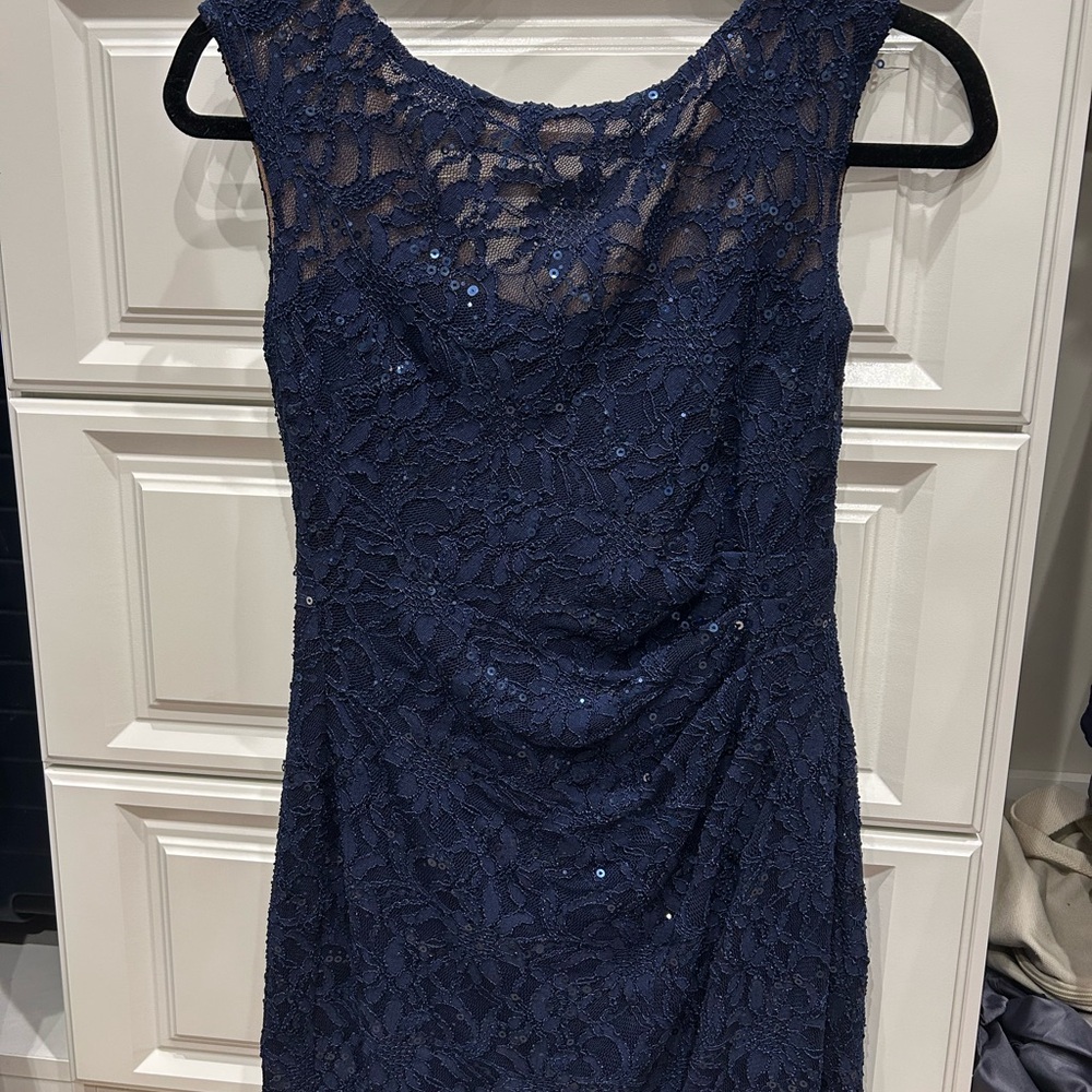 Navy sequin Ralph Lauren Dress